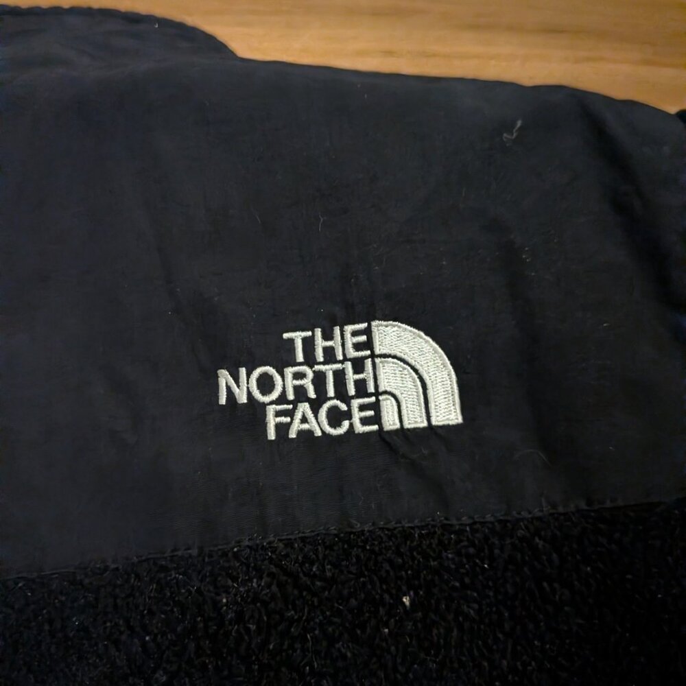 The North Face Black Denali Polartec Fleece Jacket Full Zip Youth Girls Size XL - Picture 5 of 13